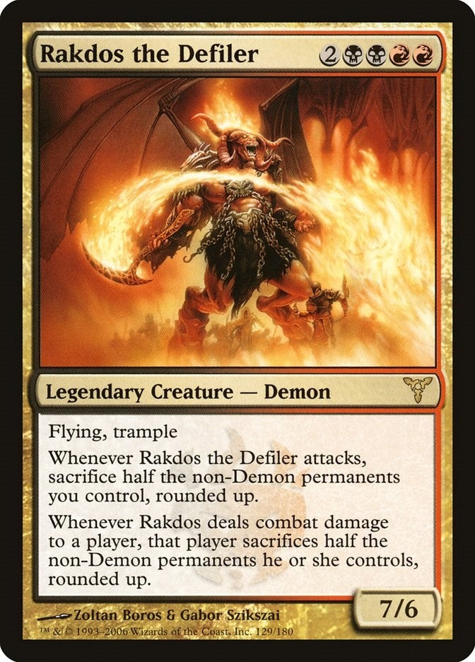 Image for Rakdos the Defiler [Dissension]