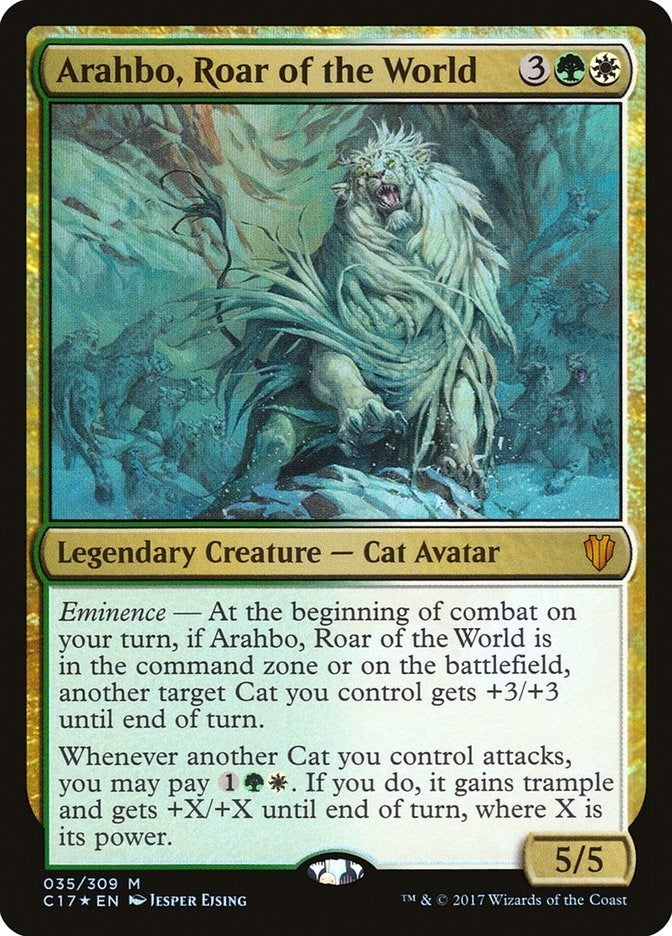 Image for Arahbo, Roar of the World (35) [Commander 2017]