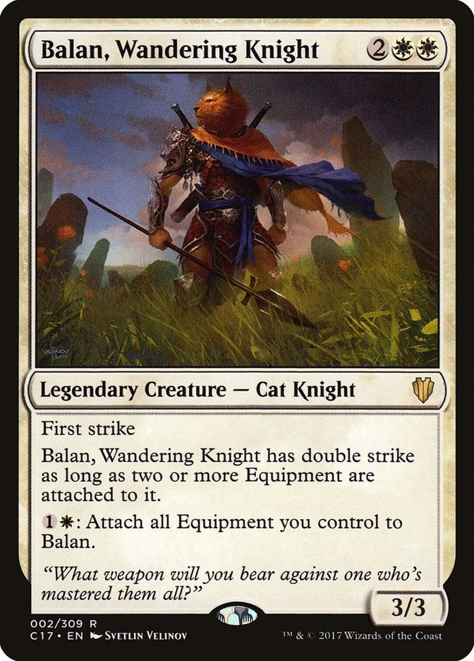 Image for Balan, Wandering Knight (2) [Commander 2017]