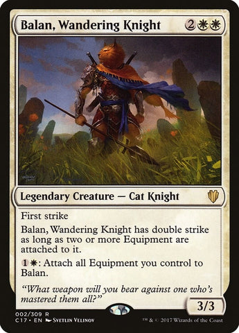 Image for Balan, Wandering Knight (2) [Commander 2017]