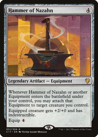 Image for Hammer of Nazahn (51) [Commander 2017]