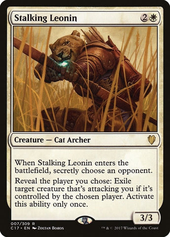 Image for Stalking Leonin (7) [Commander 2017]
