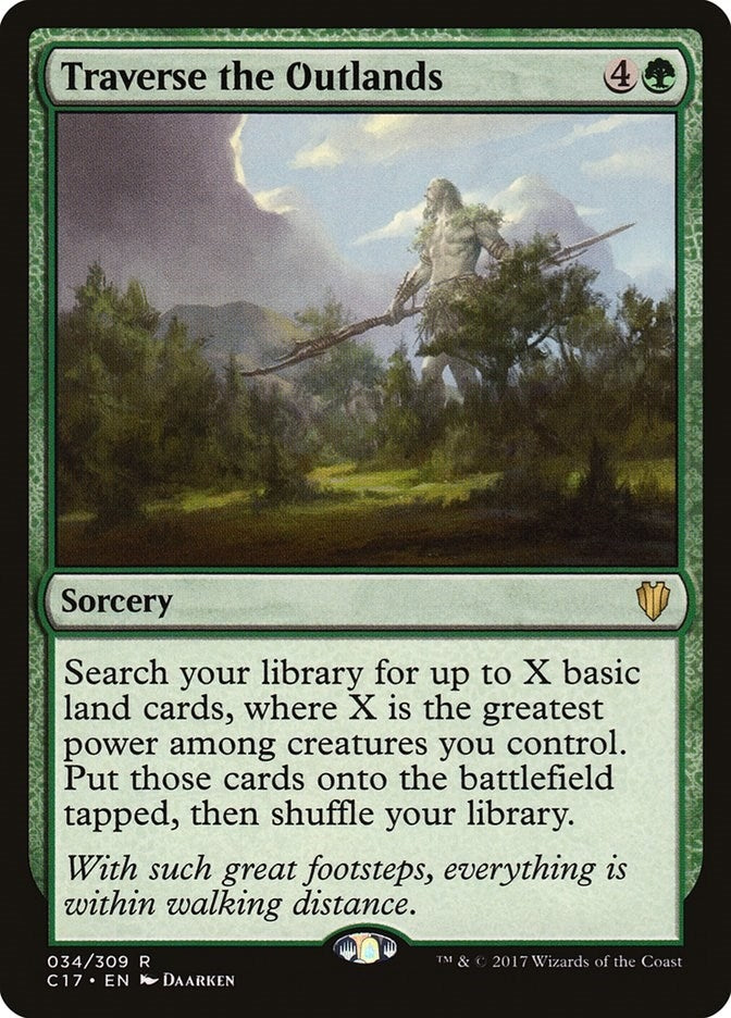 Image for Traverse the Outlands (34) [Commander 2017]