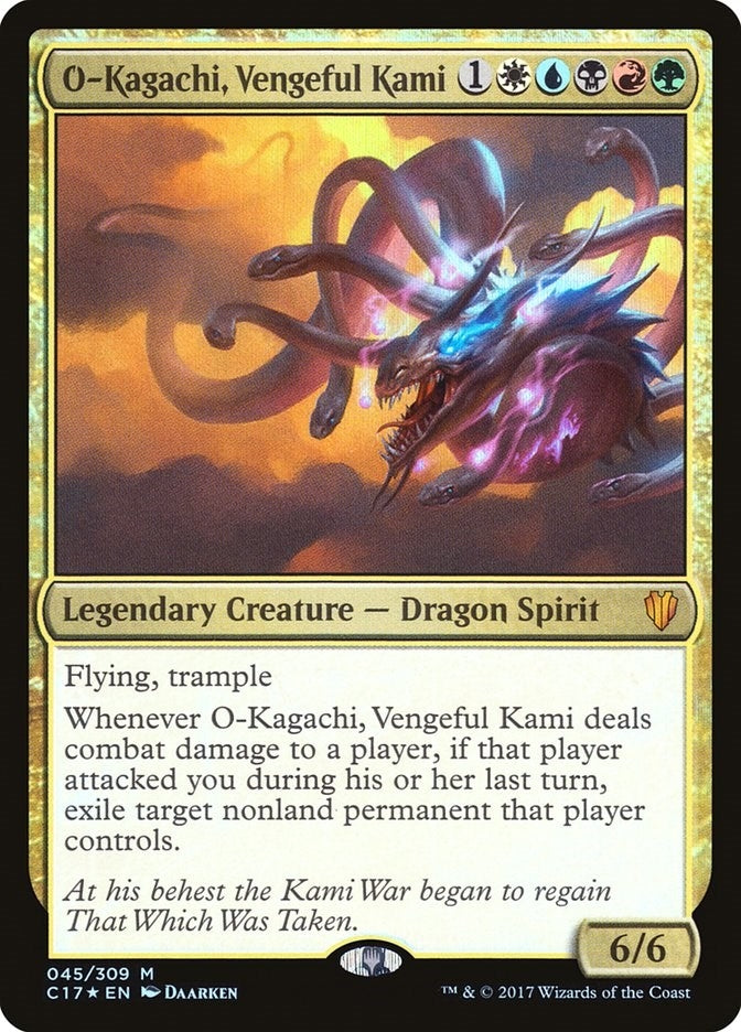 Image for O-Kagachi, Vengeful Kami (45) [Commander 2017]