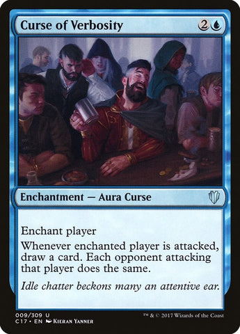 Image for Curse of Verbosity (9) [Commander 2017]