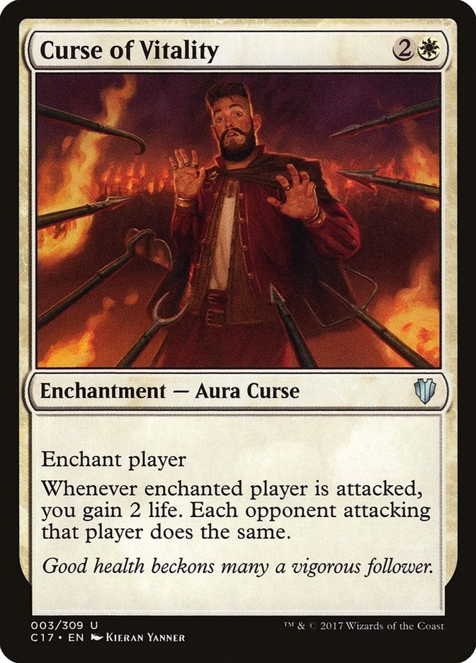 Image for Curse of Vitality (3) [Commander 2017]