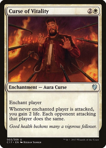 Image for Curse of Vitality (3) [Commander 2017]
