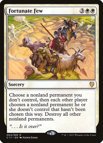 Image for Fortunate Few (4) [Commander 2017]