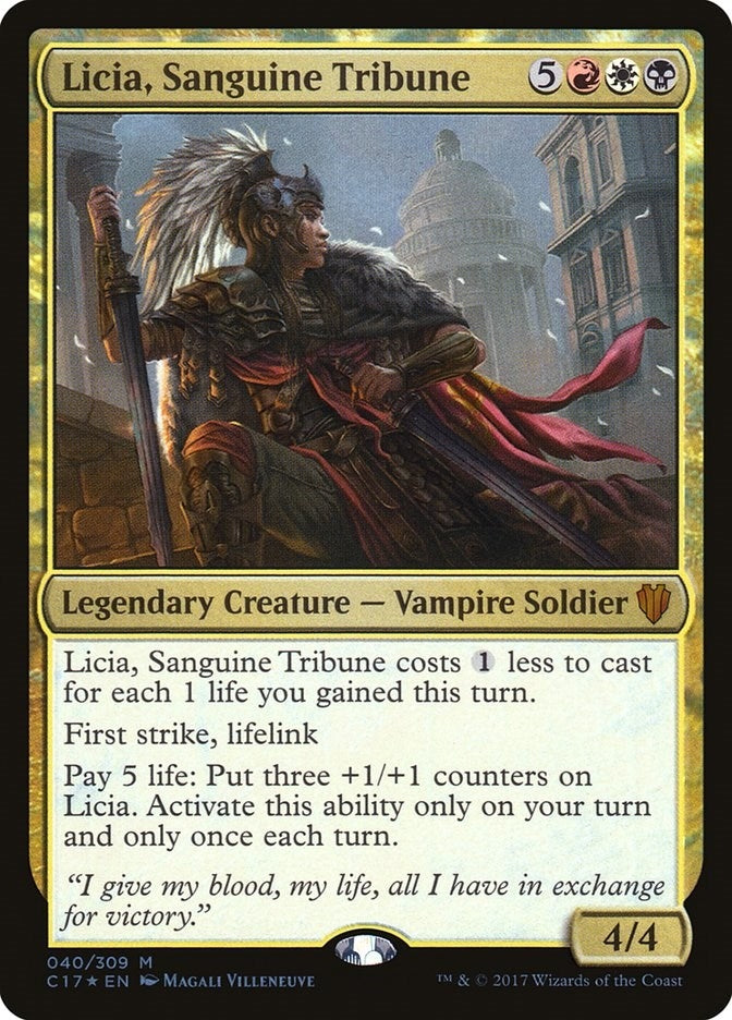 Image for Licia, Sanguine Tribune (40) [Commander 2017]