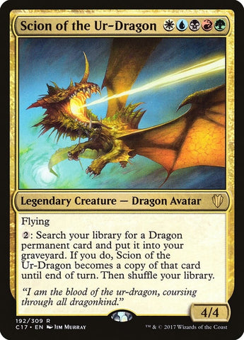 Image for Scion of the Ur-Dragon (192) [Commander 2017]