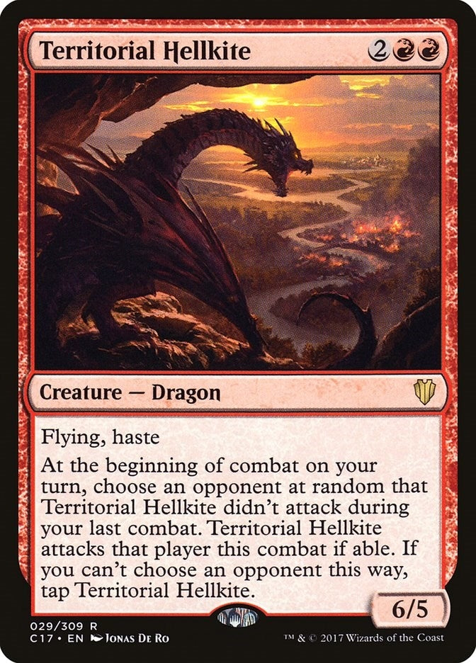 Image for Territorial Hellkite (29) [Commander 2017]