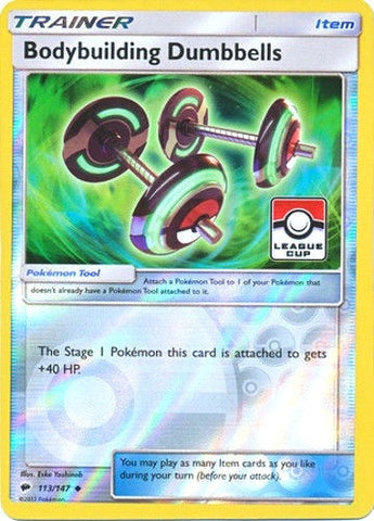 Image for Bodybuilding Dumbbells (113/147) [League & Championship Cards]