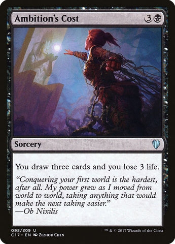 Image for Ambition's Cost (95) [Commander 2017]