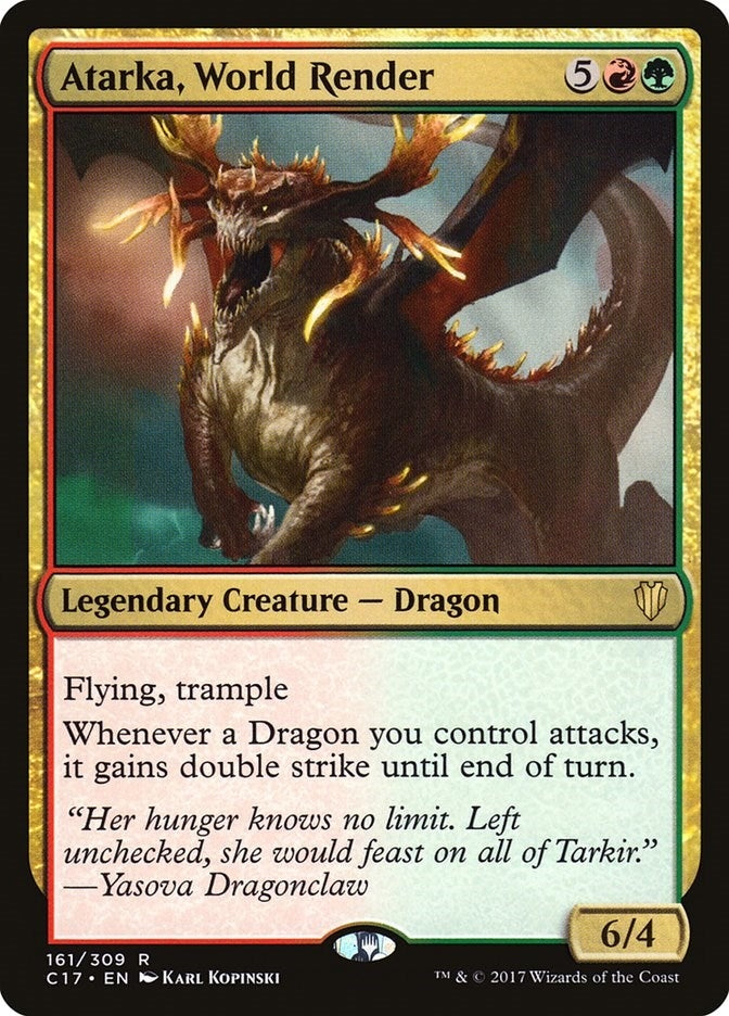 Image for Atarka, World Render (161) [Commander 2017]