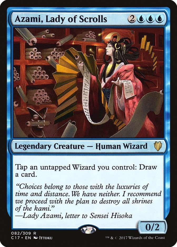 Image for Azami, Lady of Scrolls (82) [Commander 2017]