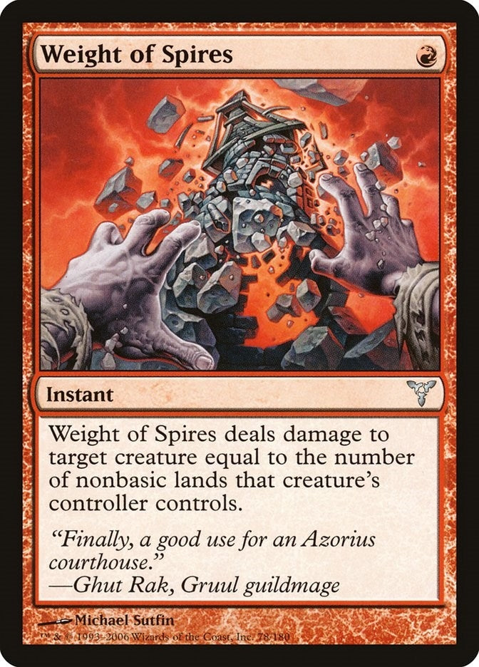 Image for Weight of Spires [Dissension]
