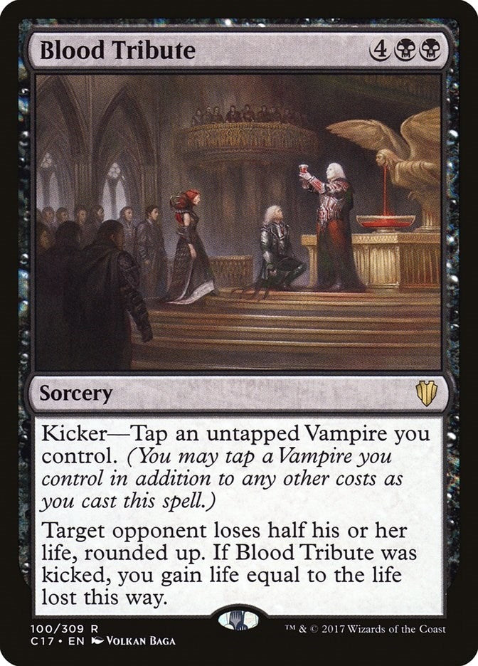 Image for Blood Tribute (100) [Commander 2017]