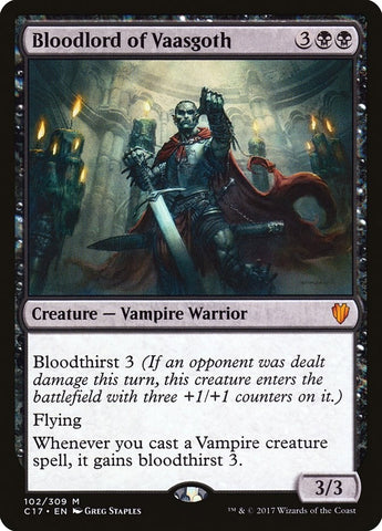 Image for Bloodlord of Vaasgoth (102) [Commander 2017]