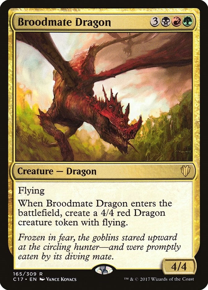 Image for Broodmate Dragon (165) [Commander 2017]