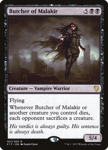 Image for Butcher of Malakir (103) [Commander 2017]