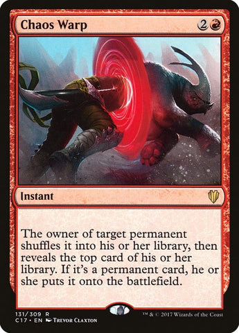 Image for Chaos Warp (131) [Commander 2017]