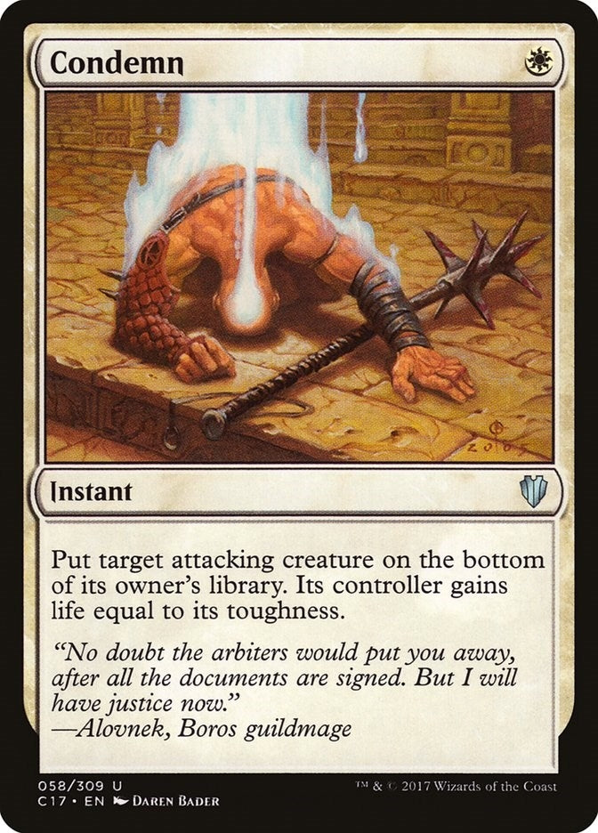 Image for Condemn (58) [Commander 2017]