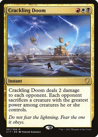 Image for Crackling Doom (167) [Commander 2017]