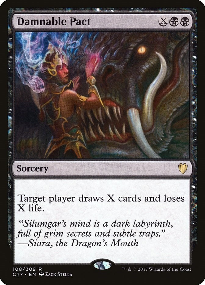 Image for Damnable Pact (108) [Commander 2017]