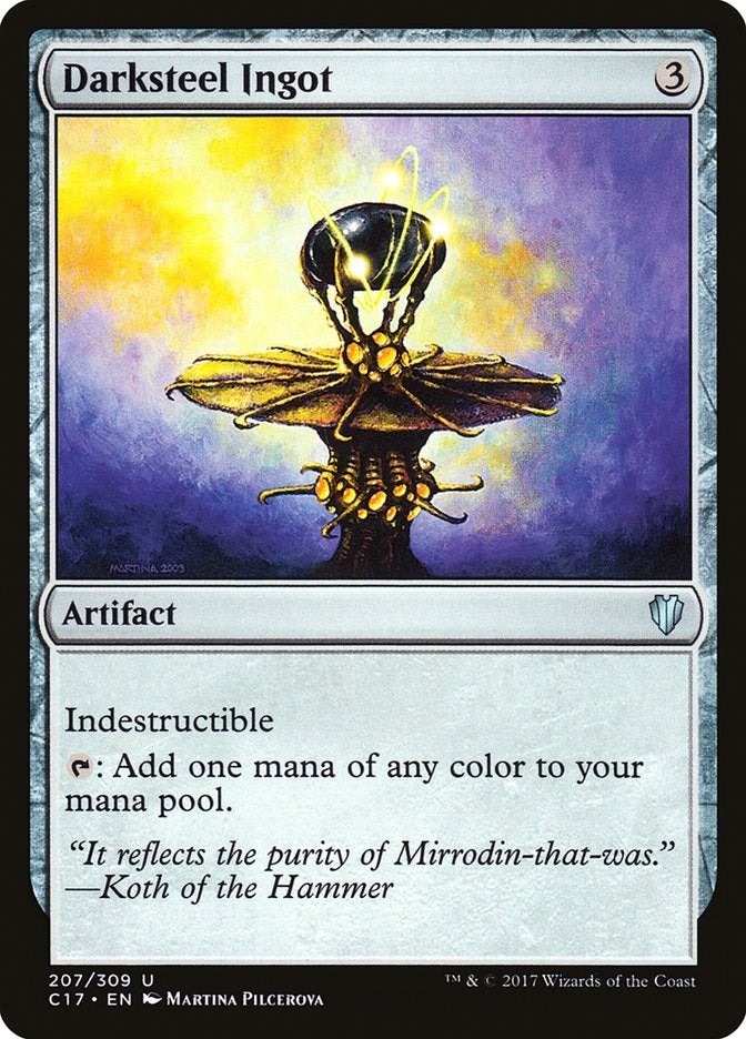 Image for Darksteel Ingot (207) [Commander 2017]