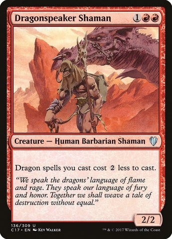 Image for Dragonspeaker Shaman (136) [Commander 2017]