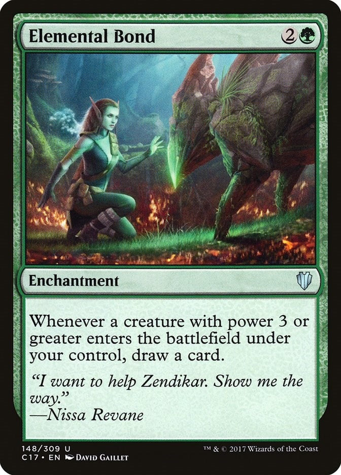 Image for Elemental Bond (148) [Commander 2017]