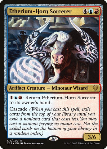 Image for Etherium-Horn Sorcerer (171) [Commander 2017]