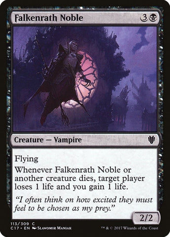 Image for Falkenrath Noble (113) [Commander 2017]