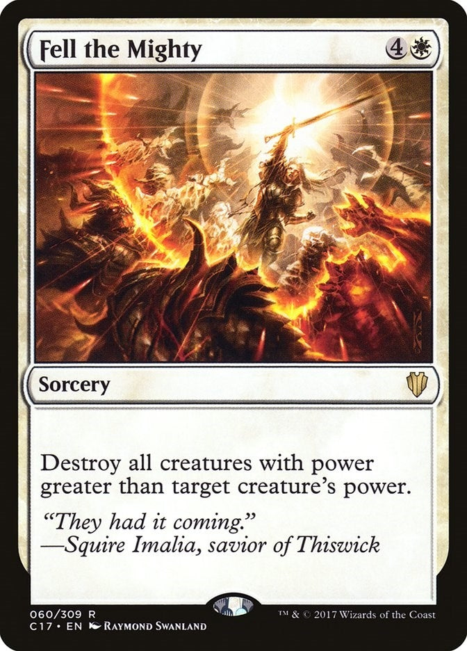 Image for Fell the Mighty (60) [Commander 2017]