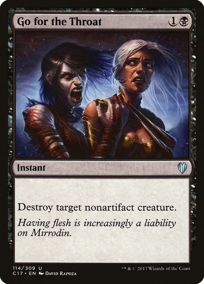 Image for Go for the Throat (114) [Commander 2017]