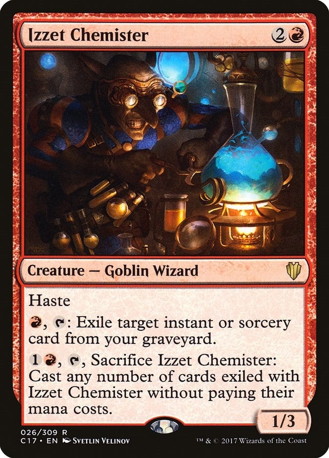 Image for Izzet Chemister (26) [Commander 2017]
