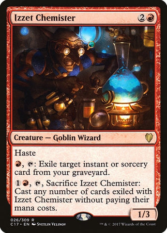 Image for Izzet Chemister (26) [Commander 2017]