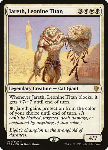 Image for Jareth, Leonine Titan (61) [Commander 2017]