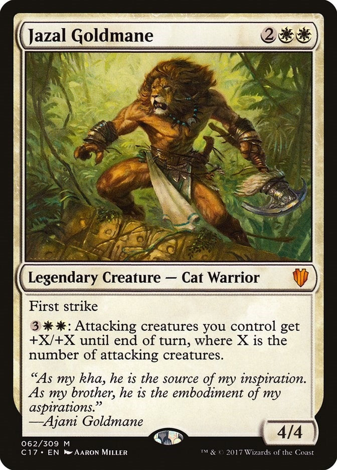 Image for Jazal Goldmane (62) [Commander 2017]