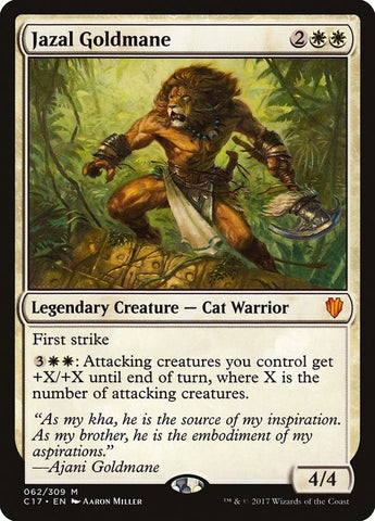 Image for Jazal Goldmane (62) [Commander 2017]