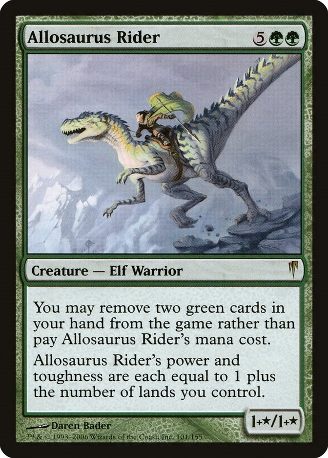Image for Allosaurus Rider (101) [Coldsnap]