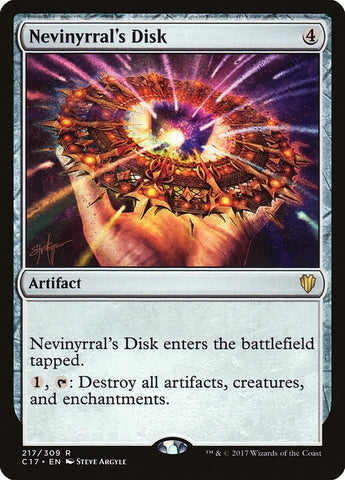 Image for Nevinyrral's Disk (217) [Commander 2017]