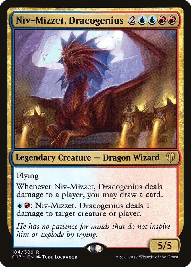 Image for Niv-Mizzet, Dracogenius (184) [Commander 2017]