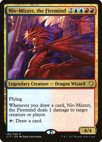 Image for Niv-Mizzet, the Firemind (185) [Commander 2017]