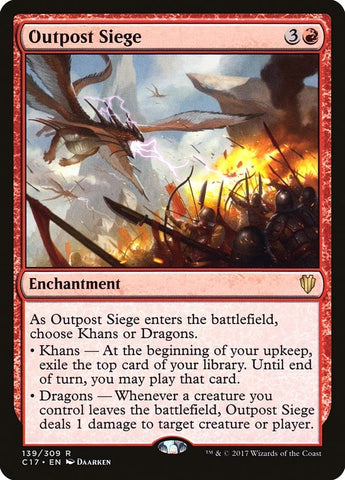 Image for Outpost Siege (139) [Commander 2017]