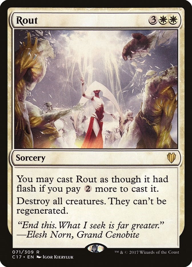 Image for Rout (71) [Commander 2017]