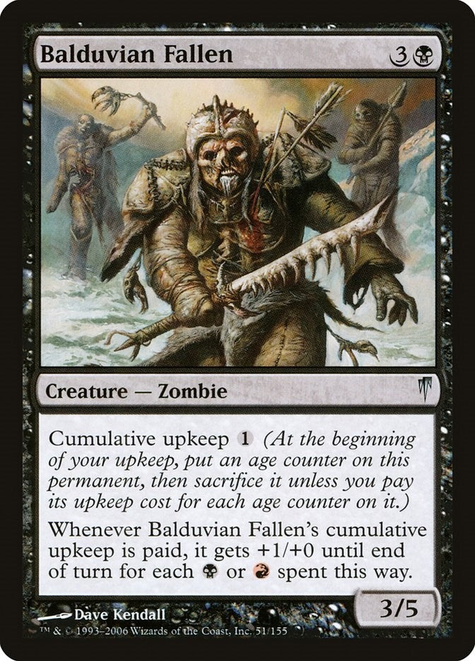 Image for Balduvian Fallen (51) [Coldsnap]