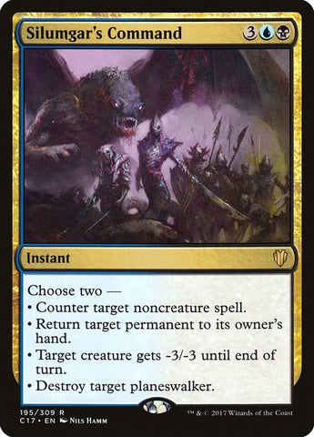 Image for Silumgar's Command (195) [Commander 2017]