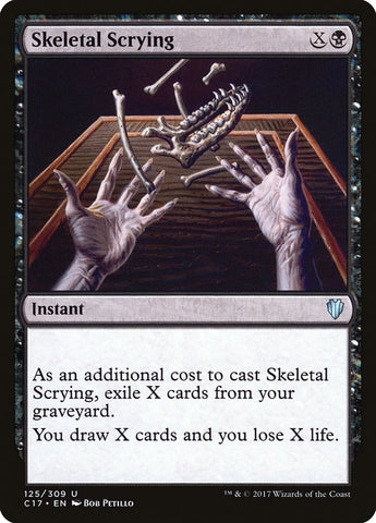 Image for Skeletal Scrying (125) [Commander 2017]