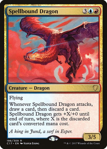 Image for Spellbound Dragon (196) [Commander 2017]
